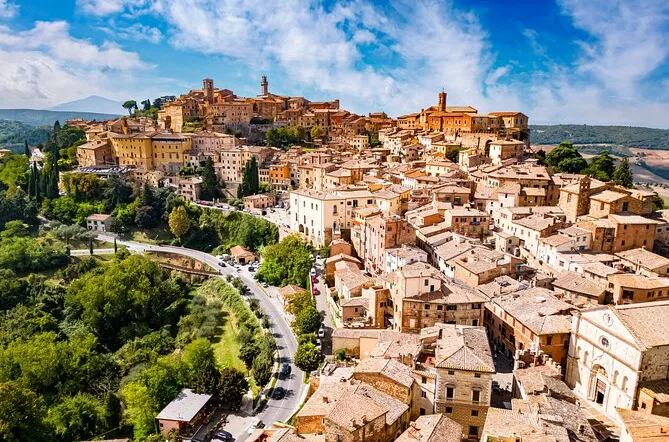 Toskana an einem Tag: Val d'Orcia, Wein & Mittagessen